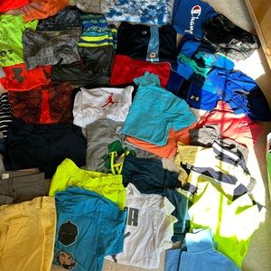 Lot of Boys Size 10/12 Champion Under Armour Nike GUC